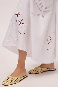 Maeve Cotton Eyelet Midi Dress