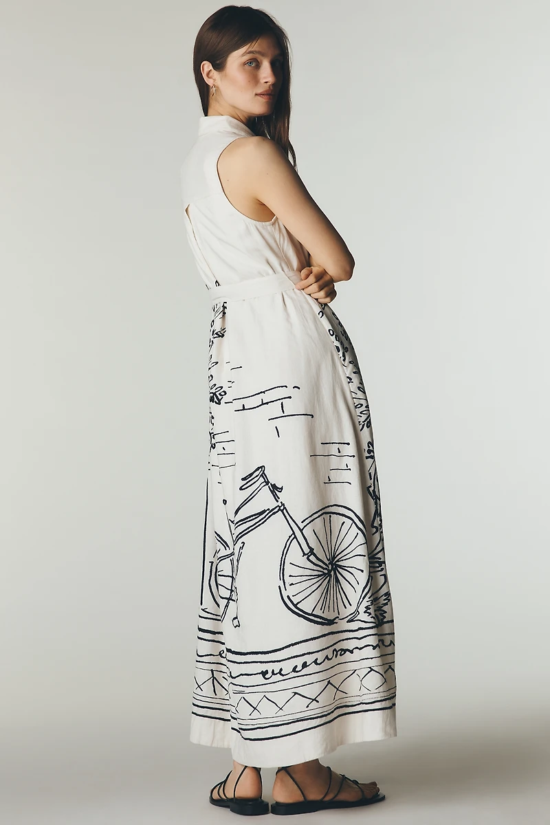 The Mona Miki Lowe Linen Shirt Dress by Maeve