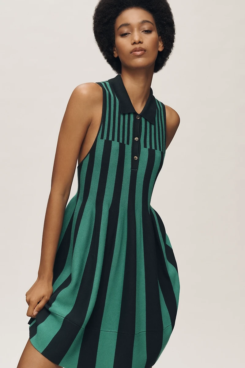 Maeve Sleeveless Knit Mini Swing Dress