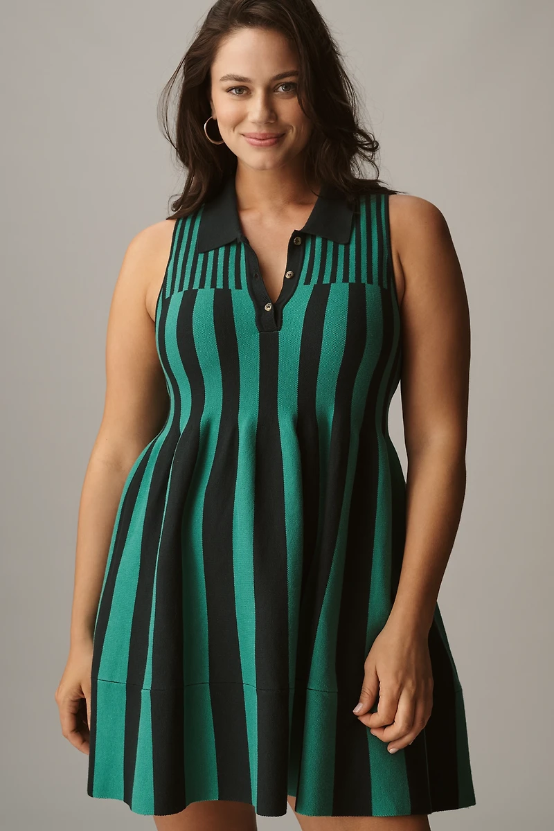 Maeve Sleeveless Knit Mini Swing Dress