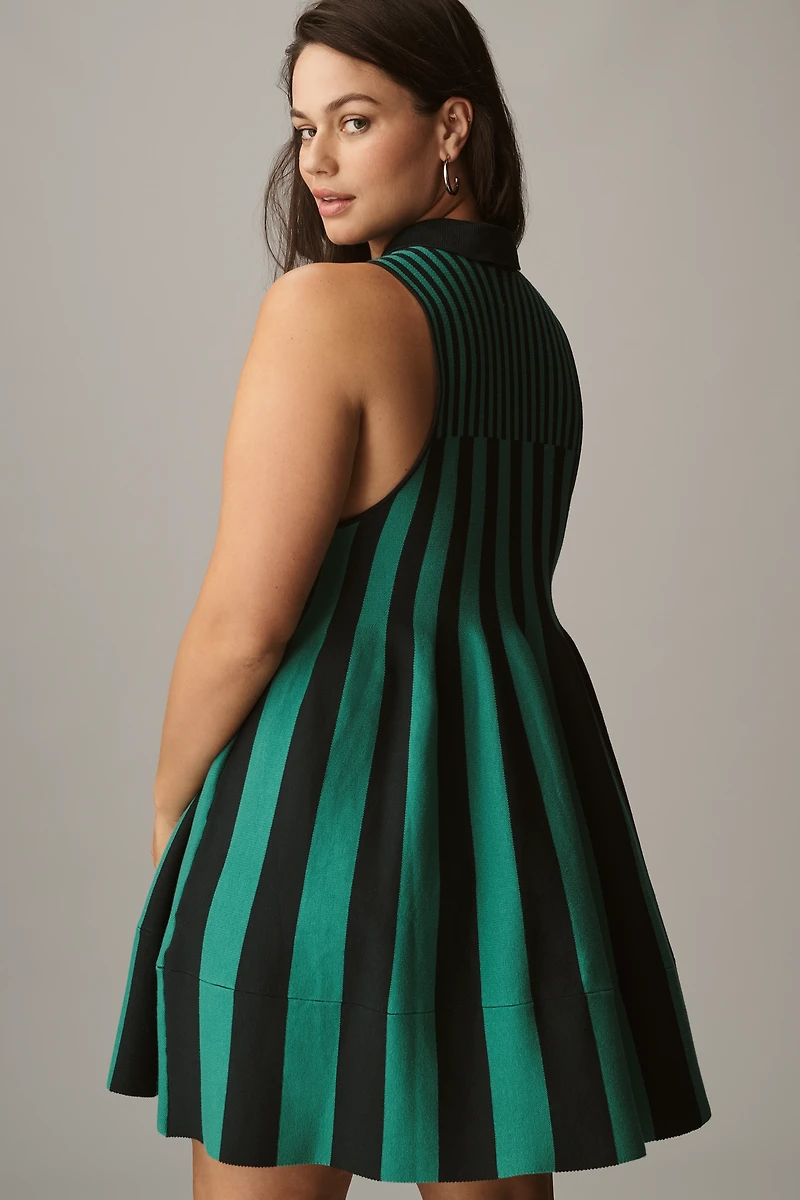 Maeve Sleeveless Knit Mini Swing Dress
