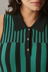 Maeve Sleeveless Knit Mini Swing Dress