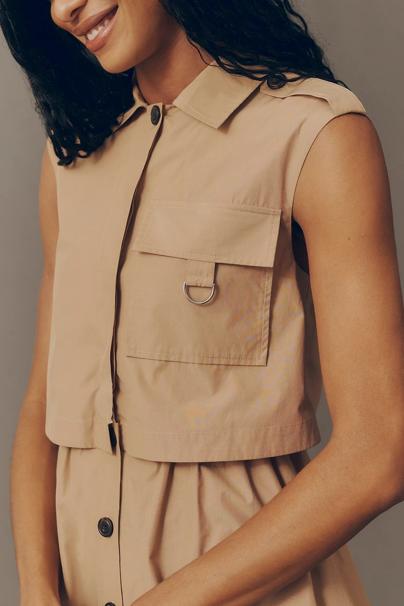 Derek Lam 10 Crosby Sequia Sleeveless Mini Dress