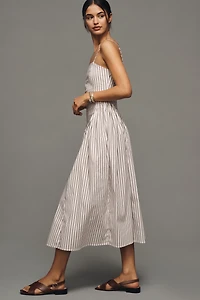 Maeve Sleeveless Fitted A-Line Midi Dress