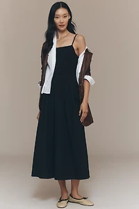 By Anthropologie Cargo A-Line Midi Dress