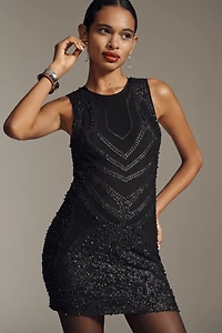 By Anthropologie Sequin Mini Dress