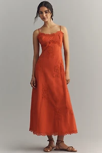 RAHI Starlet Cutwork Cotton Dress