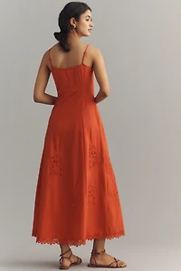 RAHI Starlet Cutwork Cotton Dress