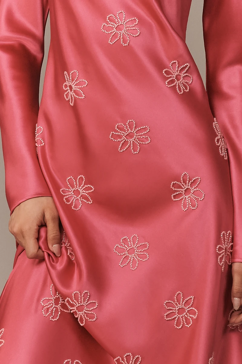 The Wolf Gang Zephora Long-Sleeve Maxi Dress