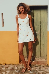 The Wolf Gang Romy Sleeveless Scoop Mini Dress