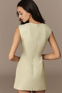 The Wolf Gang Pacro Linen Sleeveless Mini Dress