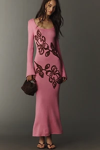 The Wolf Gang Keiko Long-Sleeve Maxi Dress