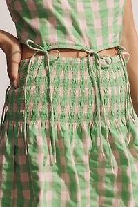 Saylor Emmie Sleeveless Tie-Waist Mini Dress