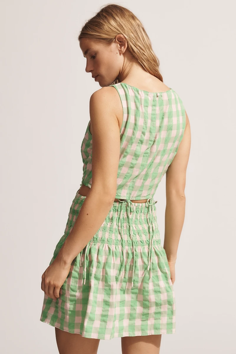 Saylor Emmie Sleeveless Tie-Waist Mini Dress