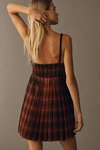 Saylor Jesse Bow Pleated Mini Dress