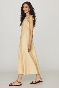 Saylor Lysandra Linen Blend Midi Dress