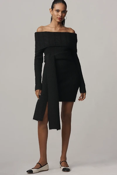 Endless Rose Off-The-Shoulder Sweater Dress