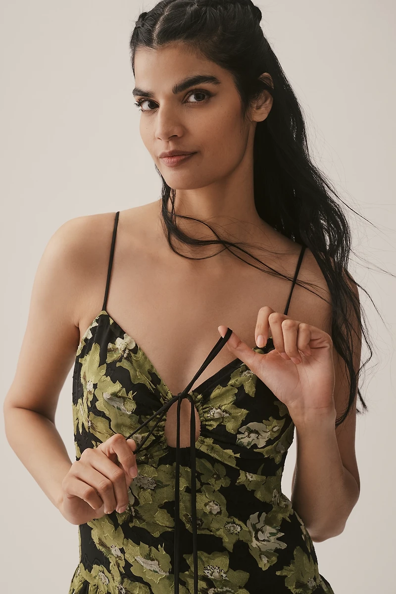 Endless Rose Cut-Out Midi Dress