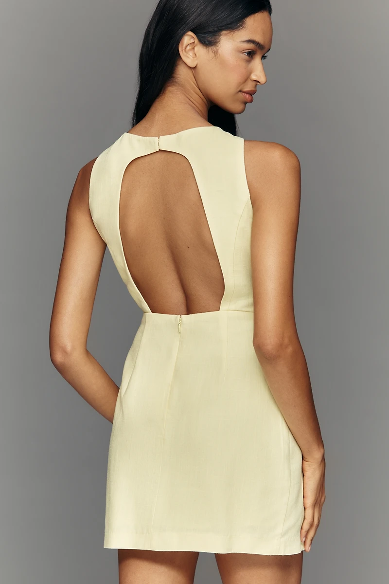 Endless Rose Embellished Floral Boat-Neck Mini Dress