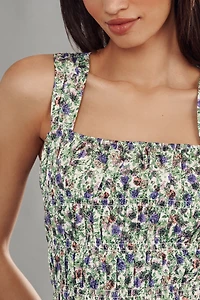Endless Rose Sleeveless Smocked Mini Dress