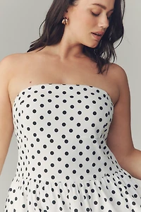 Endless Rose Strapless Drop-Waist Midi Dress