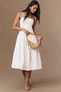 Endless Rose Linen Blend Midi Dress