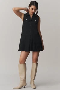 Endless Rose Sleeveless Collared Mini Dress
