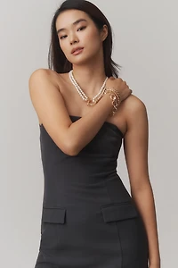 Endless Rose Strapless Slim Midi Dress