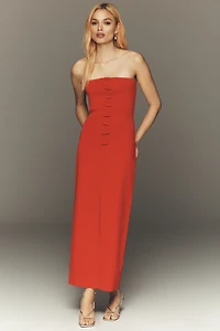 Endless Rose Strapless Bow Midi Dress 