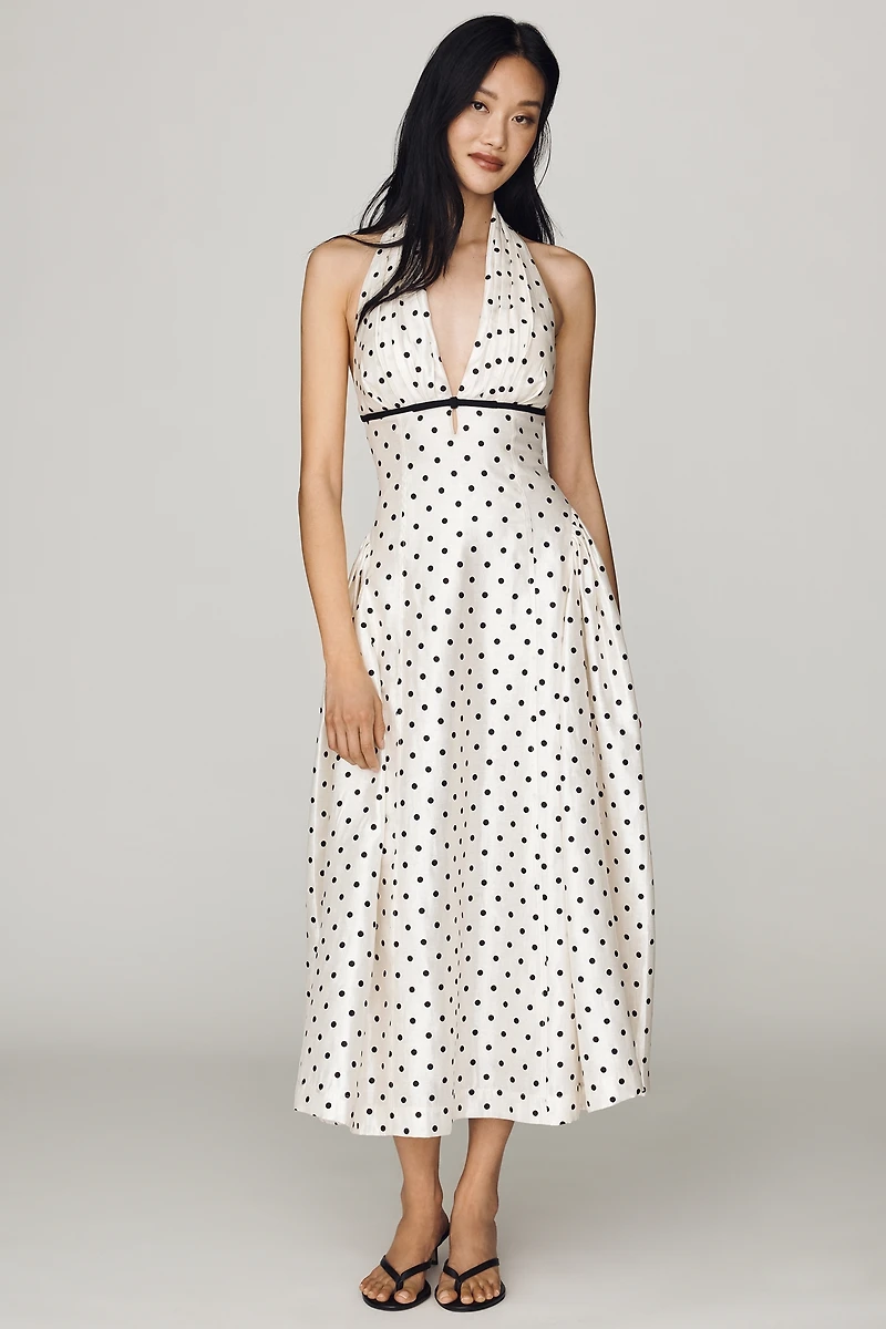 Endless Rose Drop-Waist Halter Dress