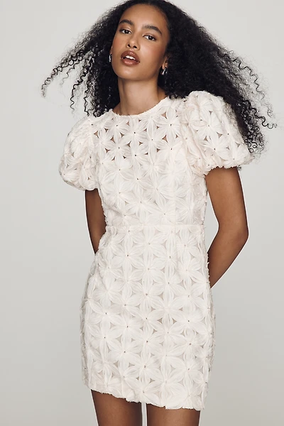 Endless Rose Puff-Sleeve Mini Dress