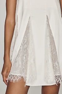 Endless Rose Lace Godet Mini Dress