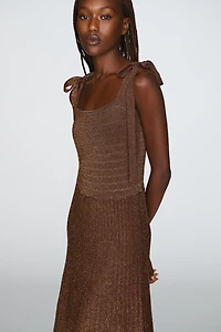 Endless Rose Square-Neck Midi Dress