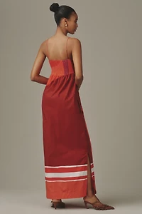 S/W/F Babydoll Cotton Maxi Dress