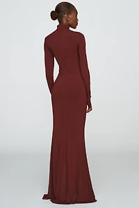 MISHA Ruched Maxi Dress