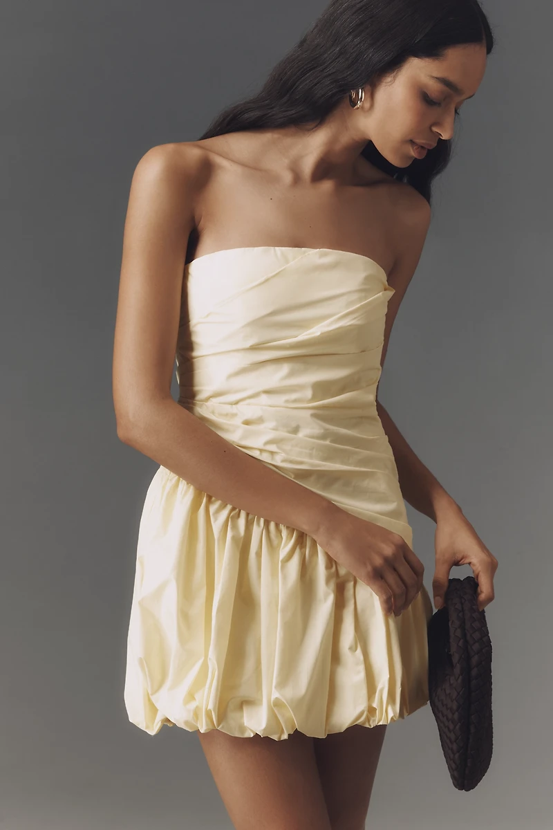 Shona Joy Maiori Strapless Bubble Mini Dress