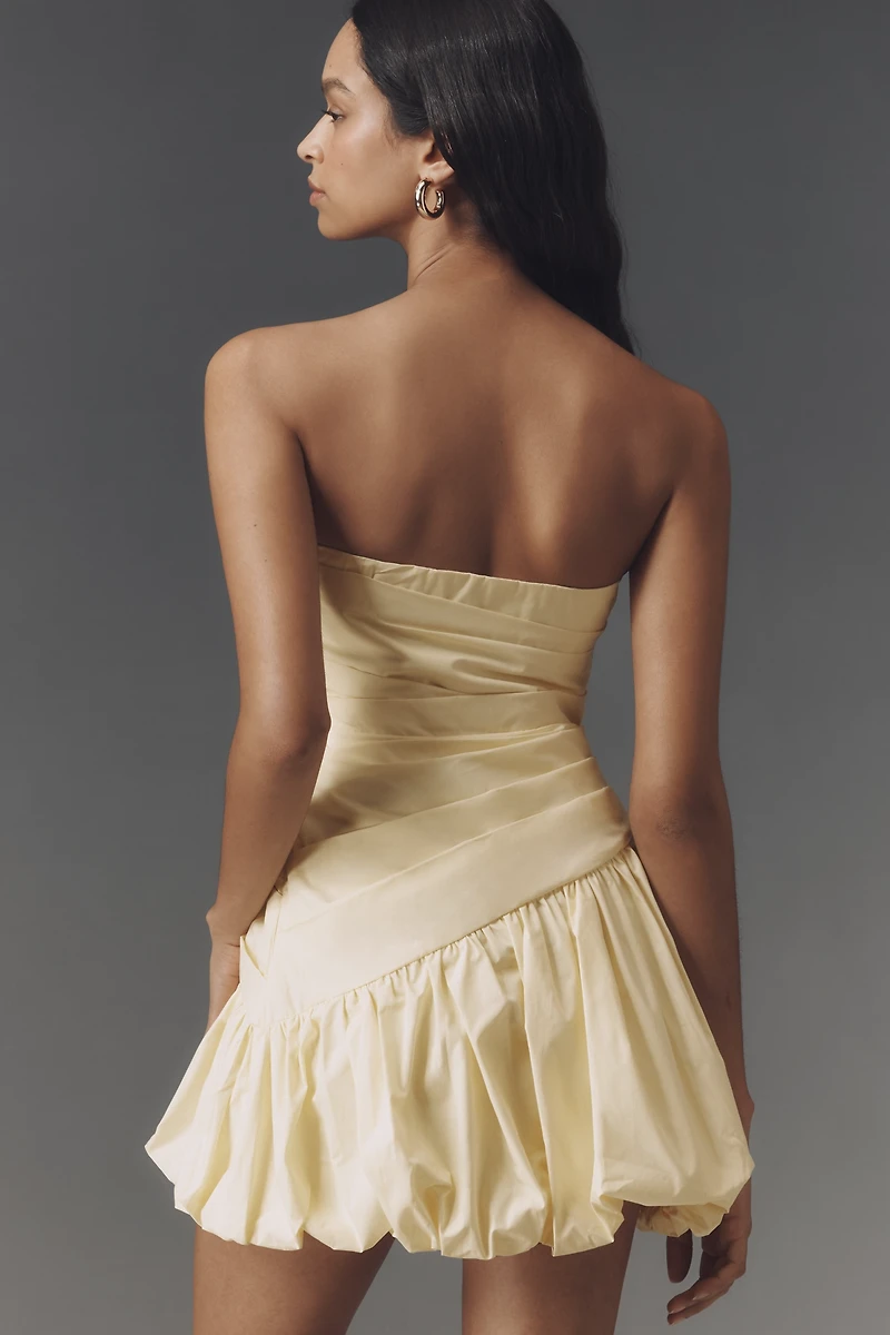 Shona Joy Maiori Strapless Bubble Mini Dress