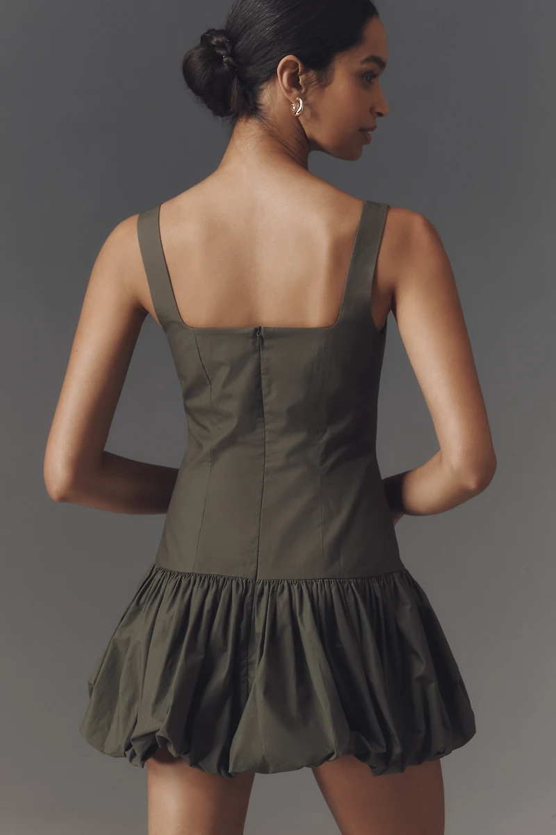 Shona Joy Maiori Square-Neck Bubble Mini Dress