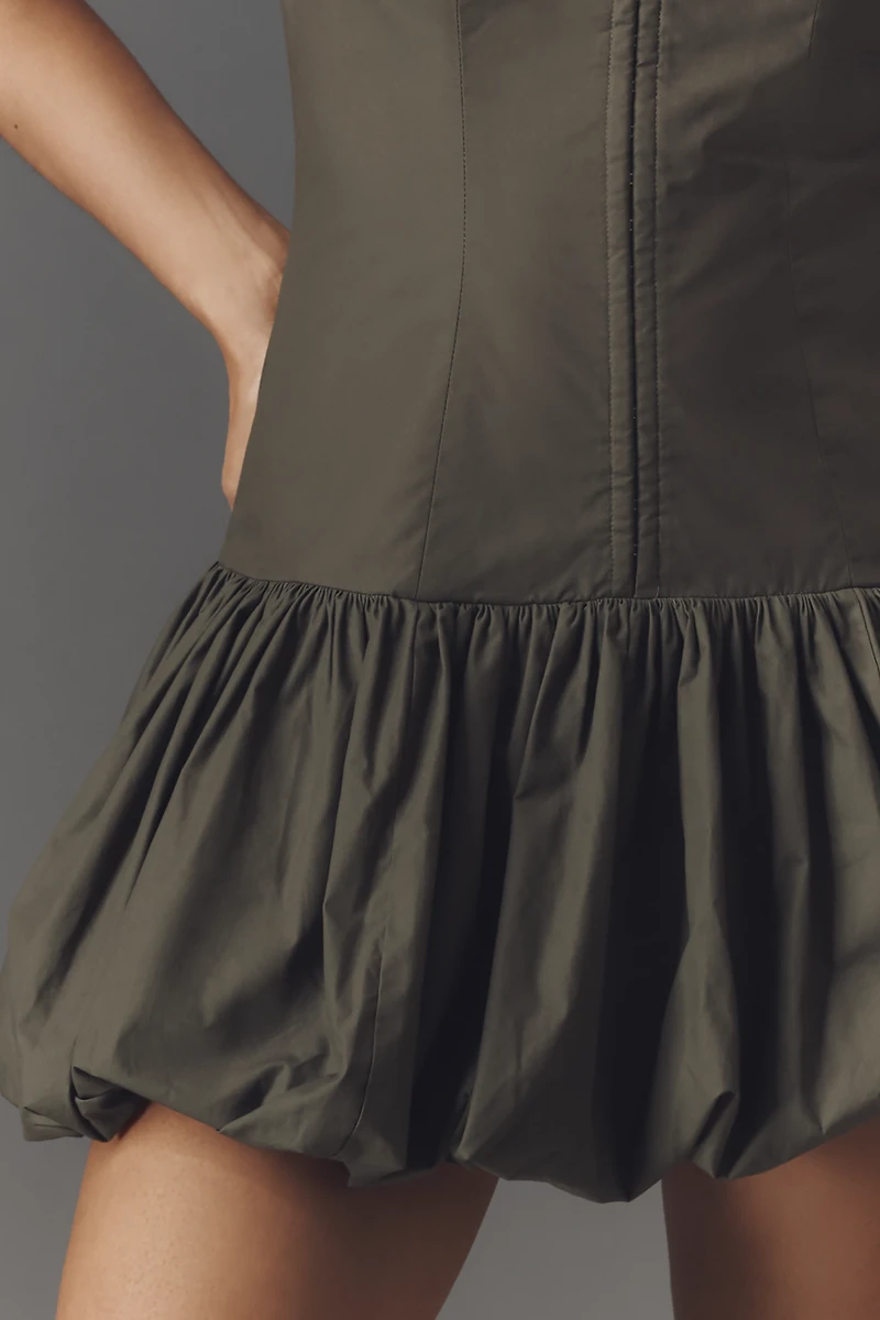 Shona Joy Maiori Square-Neck Bubble Mini Dress