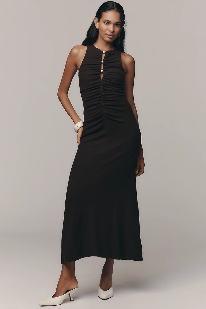 Shona Joy Beau Sleeveless Gathered Maxi Dress