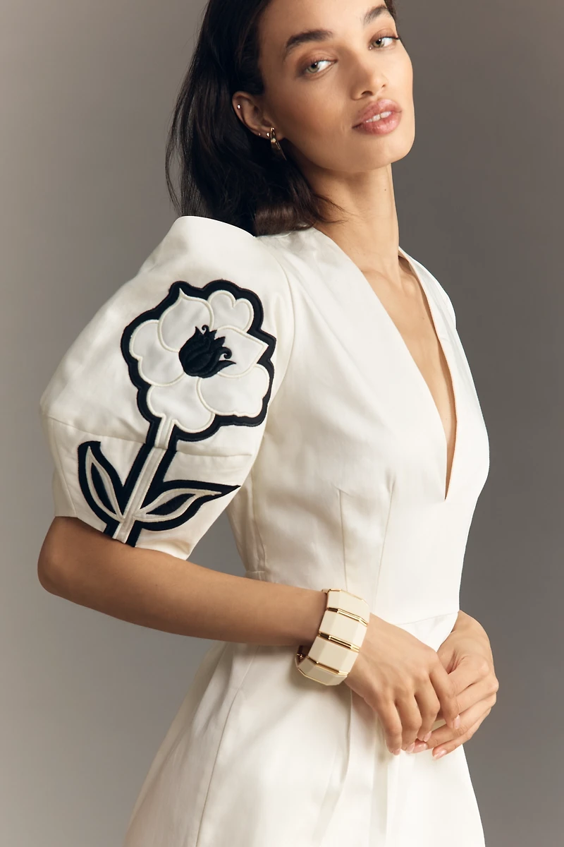 De Loreta Tucan Embroidered Dress