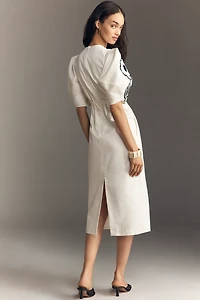 De Loreta Tucan Embroidered Dress