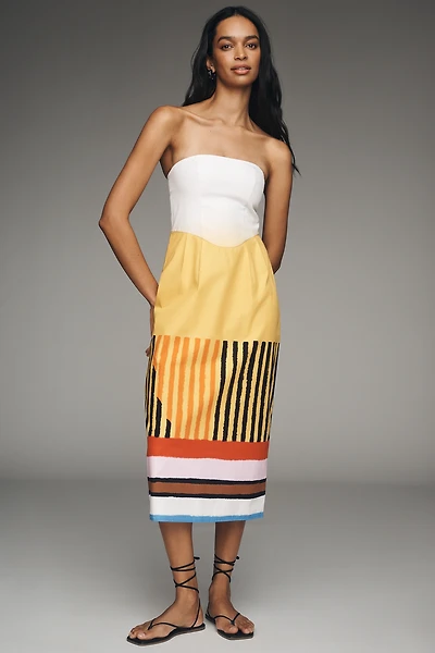 De Loreta 100% Cotton Ally Midi Dress