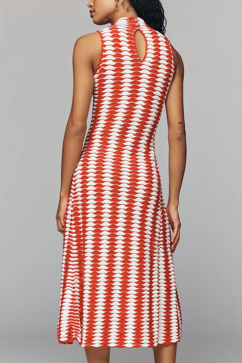 De Loreta Petite Cotton Montebell Midi Dress