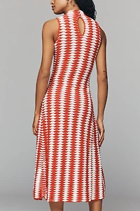 De Loreta Petite Cotton Montebell Midi Dress