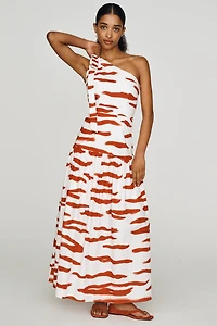 De Loreta Petite Palma Cotton Maxi Dress