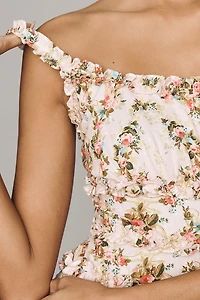 Mac Duggal A-Line Ruffle Dress