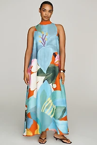 Farm Rio Halter Maxi Dress