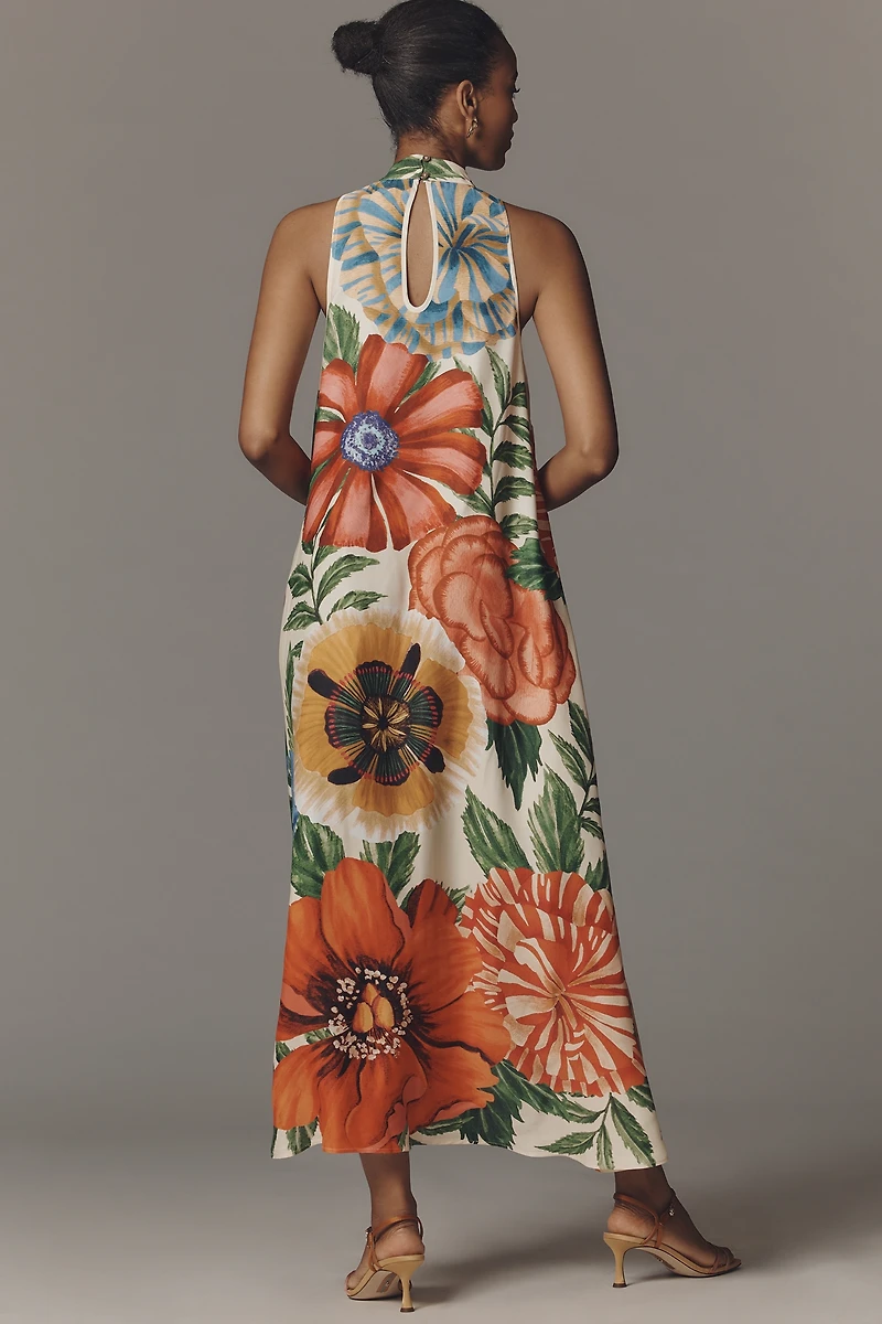 Farm Rio Halter Maxi Dress