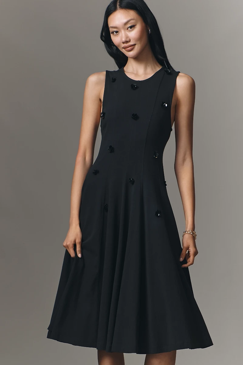 Maeve Sleeveless Embellished Midi Dress